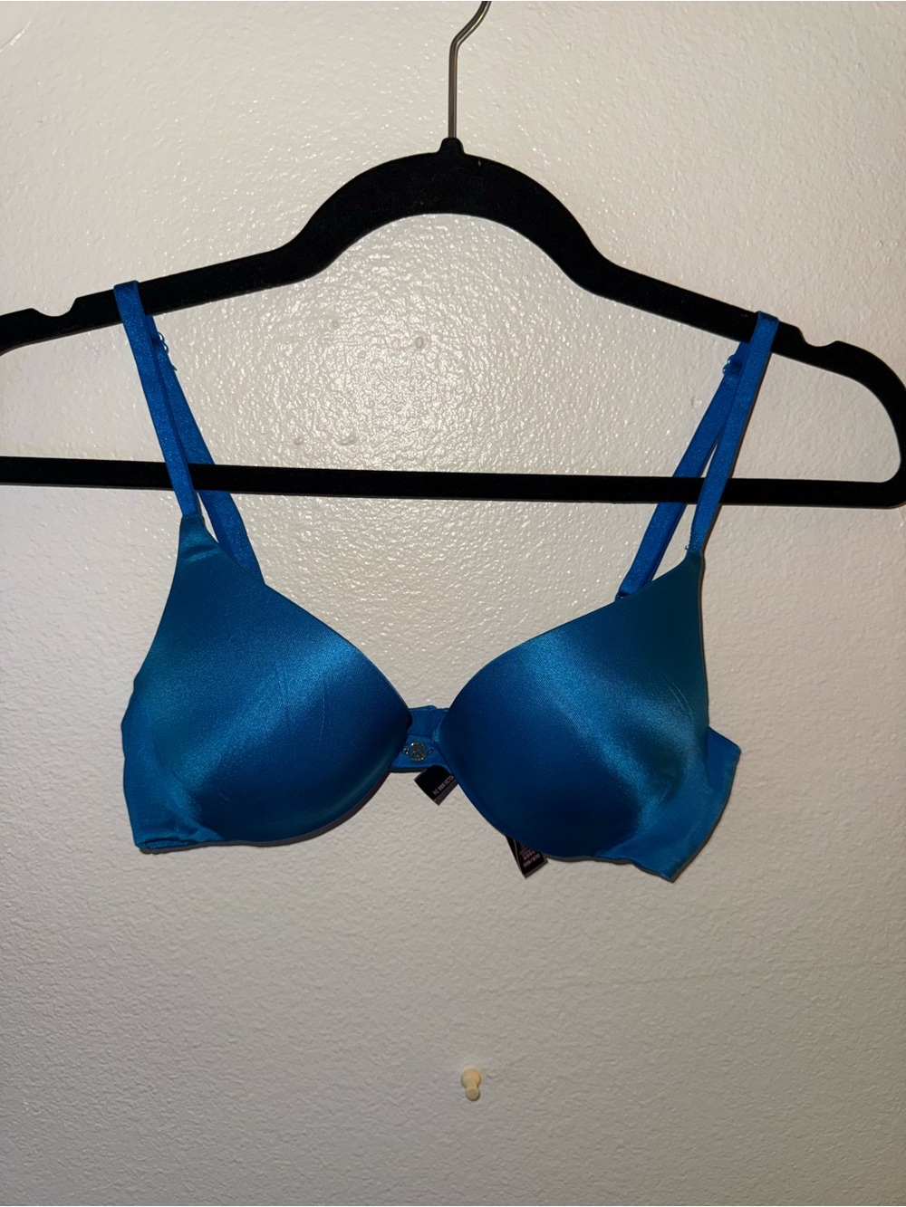 Victoria's Secret Smooth So Obsessed Push-Up Bra in Teal Blue